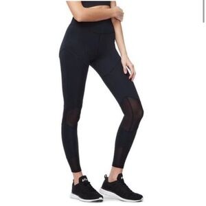 GOOD AMERICAN Leggings‎ with Mesh Cutout Detailing on Lower Legs